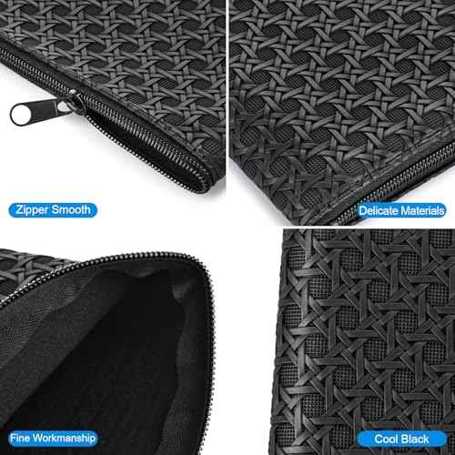 2pack Money Bag, Cash Zipper Pouch, Bank Bags, Cash Wallet, Cosmetic Receipts Coins Small Tools Organizing Storage Bag