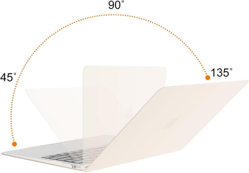MOSISO MacBook Air 13-Inch Case | Hard Shell with Keyboard Cover & Screen Film - Beige, M1 Chip Compatible