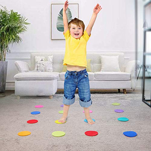 4 Inch Reusable Carpet Floor Markers for Classroom & Sports Activities - 72 Pack