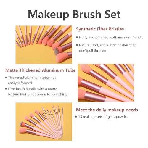 26Pc Full Face Makeup Set Gift Surprise for Women Cosmetic Essential Starter Bundle Include 24 Colors Eyeshadow Palette, Lipstick,13-NI-1 glamour-brush set. Pack Flawless (Ochre Brown D1, ONE SIZE)