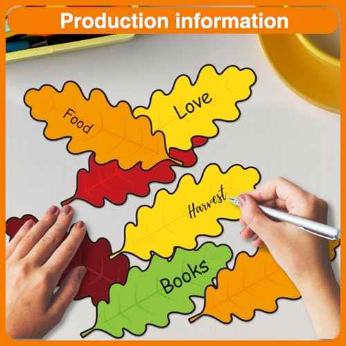 Thanksgiving Bulletin Board Decorations, 56pcs November Turkey Bulletin Board Decorations, We Are Thankful for Bulletin Boards, Fall Pumpkin Leaves Cutouts for Harvest Classroom Wall Supplies