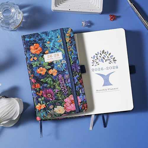 2026-2028 Pocket Planner/Calendar - 3 Year Monthly Planner 2026-2028, January 2026 - December 2028(36 Months), 6.3" x 3.7", Monthly Planners with Inner Pocket, Pen Holder & Elastic Closure - Colorful