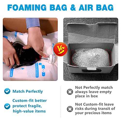 18¡± x 24¡± 8 PCS TONESPAC Instant Pack Quick Expanding Foam X-400 Packaging Bag for Packaging and Shipping