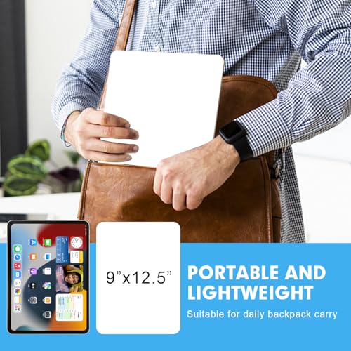 36 Pack Double Sided Dry Erase Boards with Erasers - 12.5 x 9 Inch Classroom Set