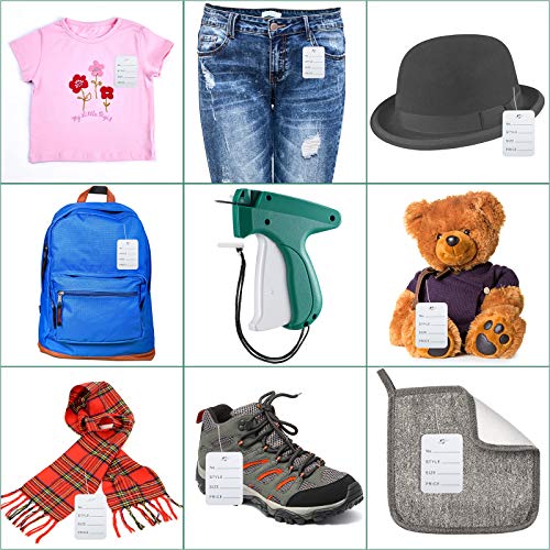Honoson 6006 Pcs Clothes Tagging Gun Set Green – Includes 5 Extra Needles & 1,000 Clothes Tags