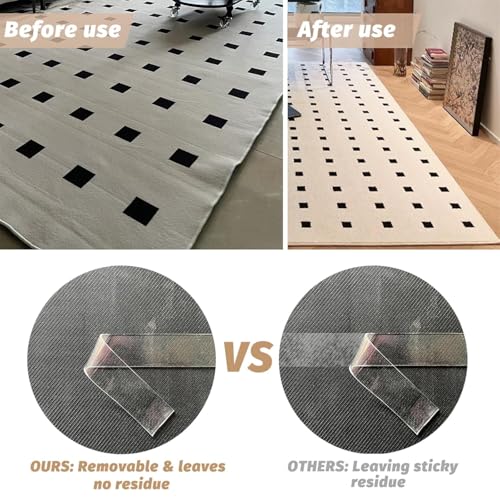 Double Sided Tape Heavy Duty, Nano Double Sided Adhesive Tape, Clear Mounting Tape Picture Hanging Adhesive Strips （9.85FT） 2mm Thickness x 20mm Width