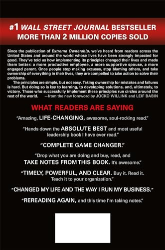 Extreme Ownership Navy SEAL Leadership Book by Jocko Willink Hardcover
