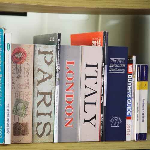 SEPOX¢ç 4 Pcs Set Large Book-Safe Lock-Box: World Renowned Views, Large Hidden Storage with Key-Lock, Perfect Disguised Safe & Gift for Dorm, Home & Office Book