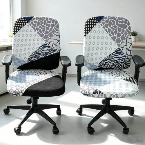 Universal Office Chair Cover - Stretchable Protective Slipcover for Rotating Chairs
