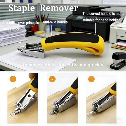 Upholstery Staple Remover 5-Piece Set - Nail Puller Tack Lifter Pliers for Furniture