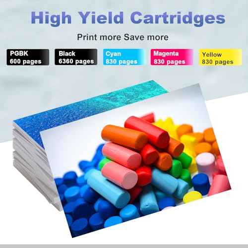 TR8622a Ink Cartridges PGI-280XXL CLI-281XXL 280 281 Compatible Ink Cartridge Replacement for Canon 280 281 Ink to use with PIXMA TR8622a TR8620a TR8622 TR8620 TR8600 TS9500 TS6300 Printer (5 Pack)