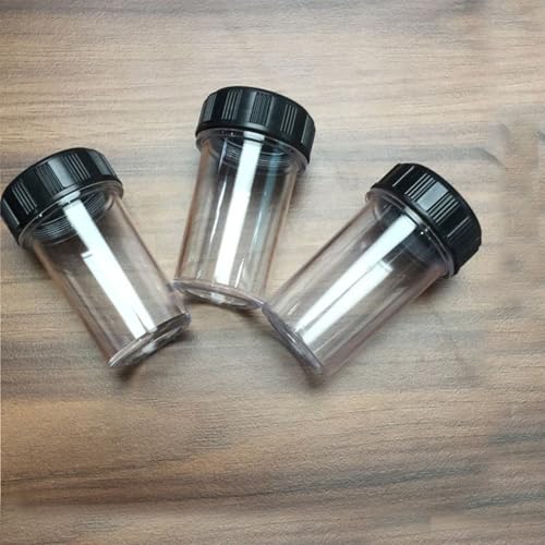 5PCS Microscope Objective Lens Storage Container, Protective Laboratory Case