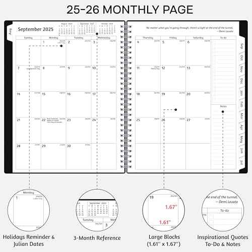 Teacher Planner 2025-2026, AUG. 2025 ? JUL. 2026, Lesson Planner 2025-2026 Academic Year, with Tabs, Thick Paper, 2-Sided Pocket, 8¡¯¡¯ x 10¡¯¡¯ Daily Weekly and Monthly Calendar with 8 Periods