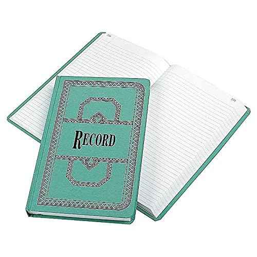 Boorum & Pease 66500R Account Book, Record-Ruled, 500 Pages, 12-1/8-Inch x7-5/8-Inch, Blue