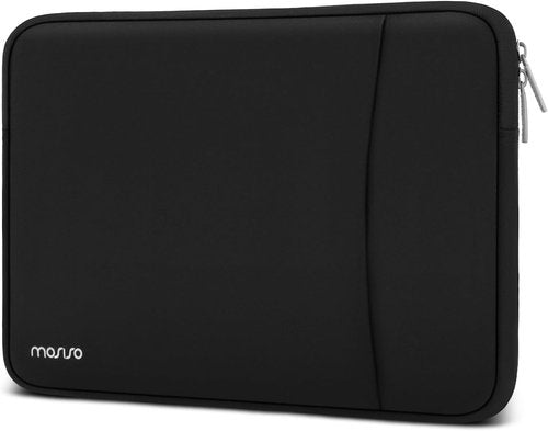 MOSISO Laptop Sleeve | 13-13.3 Inch Neoprene Case for MacBook Air/Pro & More - Black
