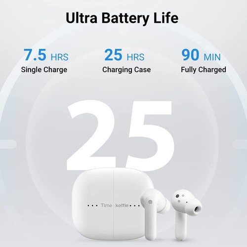 Timekettle M3 Language Translator Earbuds, Two-Way Translator Device with APP for 40 Languages Online, Voice Translator for Exploring Expat Life Freely, Compatible with iOS, Android (Online Version)