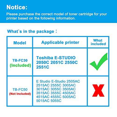LCL Compatible Waste Toner Bottle Replacement for TBFC30 TB-FC30 6AG00002038 Toshiba E-Studio 2050C 2051C 2550C 2551C (1-Pack )