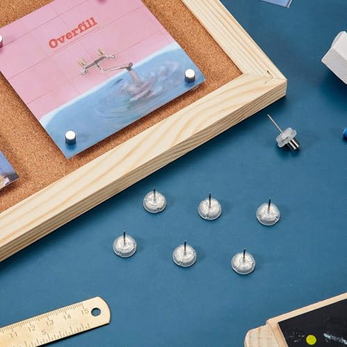 Outus Magnetic Push Pins 1000 Sets Poster Hanger Silver Office</n>