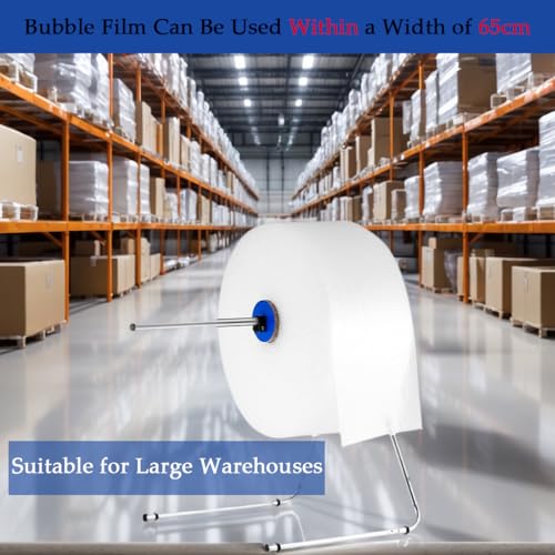 ECHDR Foldable Bubble Wrap Dispenser Holder 25.6 Inch for Moving & Shipping