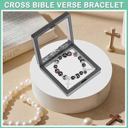 TuErcao Christian Gifts for Women, Bible Bag with Christian Bookmarks, Bible Verse Bracelets, Prayer Scented Candle and Study Supplies Kit with 75 BibleTabs, 12 Highlighters Spiritual Gifts for Mom