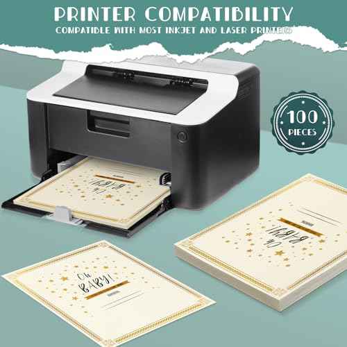 Kosiz 300 Pcs Linen Certificate Holders Kit 100 Gold Foil Certificate Paper 100 Single Sided Linen Diploma Holders 8.5'' x 11'' 100 Gold Foil Award Seals Sticker for Award Accomplishment (Green)