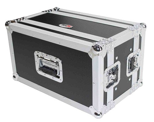 Prox X-6U7D 6U Deluxe Effects Rack 7 in Deep Rail to Rail | W-Handles
