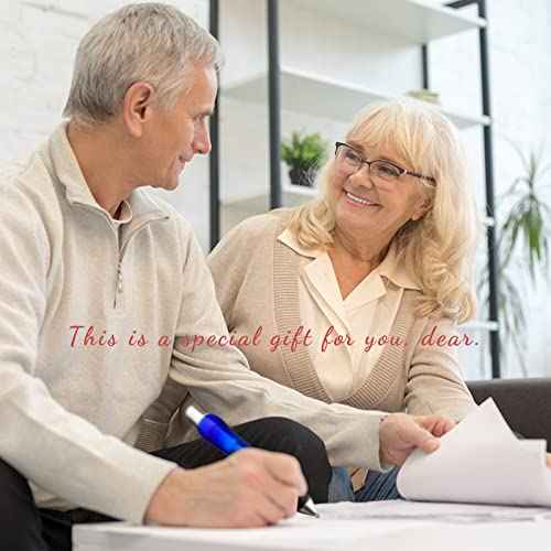 14pcs Big Fat Pens Aids Writing - 2 Pens + 6 Black Refills + 6 Blue Refills for Tremor, Arthritis, Parkinson, Handicap, Carpal Tunnel