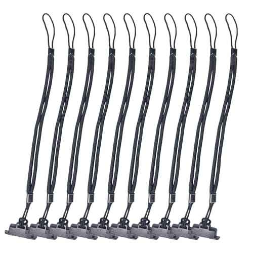 10Pcs TC70 Trigger Handle Hand Strap and Clip for Zebra Symbol TC70 TC72 TC75 TC75X TC77 Barcode Scanner Handheld PDA, Drop-Resistant Clip and Handstrap to Replace ADP-TC7X-CLHTH-10