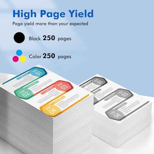 Lc401xl Ink cartridges for Brother Printer Compatible for Brother LC401XL lc401 Ink cartridges Work with Brother MFC-J1010DW MFC-J1012DW MFC-J1170DW Printer (Bk C M Y, 4 Pack)