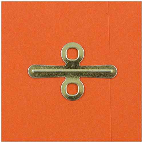 JAM Paper Open End Catalog Envelopes with Clasp Closure - 9" x 12" - Brite Hue Orange Recycled - 100/pack