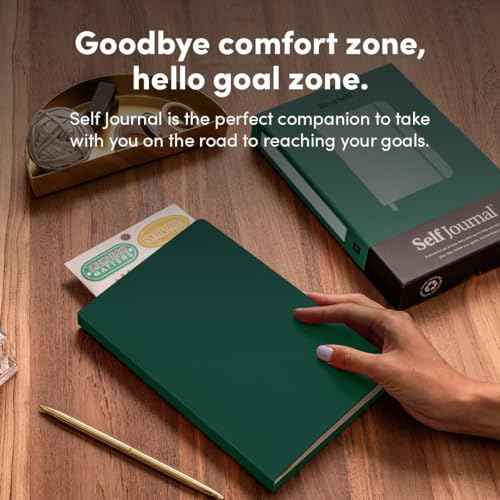 BestSelf 13-Week Self Journal & Goal Planner ? Undated Daily ADHD-Friendly Journal for Men & Women | Productivity, Gratitude, Reflection & Habit Tracker | 2025 Life Organizer with Prompts, Forest Green
