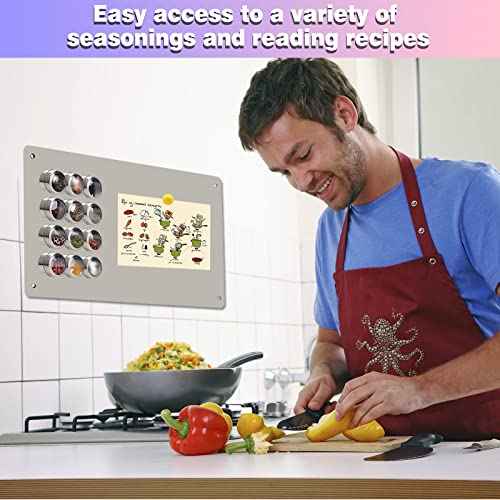 2Pack Magnetic Board,17.5" x 11.4" Magnet Bulletin Board to Display Magnetic Notes, Poetry, Photos, Suitable for Wall, Refrigerator, Cabinet etc, Come with 8 Pcs Dual Lock Tape and Screws (Gray)