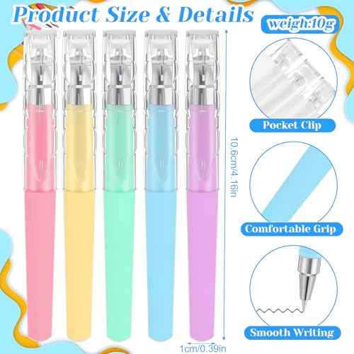 200 Pack Pocket Mini Pen Bulk 0.5mm Gel Pen Fine Point 4.16 Inch Pocket-sized, Quick-dry Smooth Writing for Journaling, Notebooks, Planner, Office Supplies(Macaron Color)