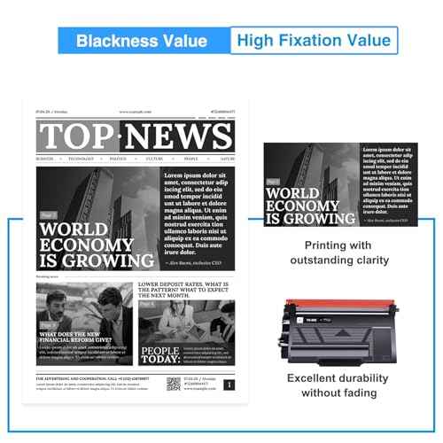 TRUE IMAGE TN880 Black Toner Cartridge 2 Pack Compatible for Brother TN 880 TN-880 Super High Yield Work for Brother HL-L6200DW HL-L6400DW MFC-L6700DW MFC-L6800DW MFC-L6900DW Printer