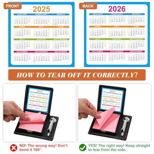 Tenceur 20 Pcs Christmas Appreciation Sticky Note Holder Gifts Bulk, Inspirational Thank You Sticky Note Holder, PU Leather Memo Box with Calendar for Women Men Emoloyee Coworkers Office Team