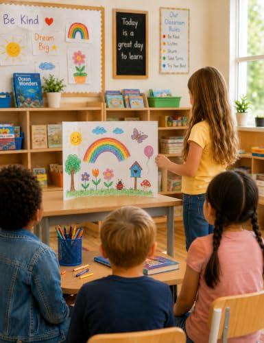 2-Pack 26 x 17 Inch Trifold Poster Boards for Science Fair & Displays