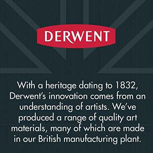 Derwent Graphic Pencils, Metal Tin, 24 Count (34202)