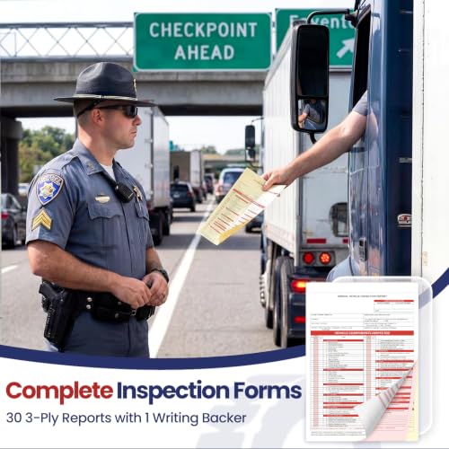 Annual Vehicle Inspection Forms, 3-Part NCR, 30 Sets – Foliom