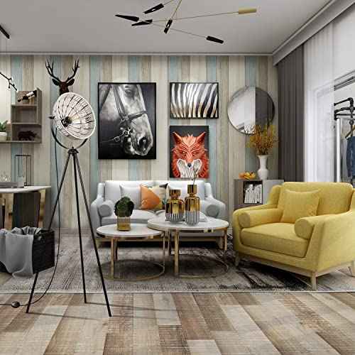 Novelty Tripod Floor Lamps with Boho Hand-Woven Lampshade,Mid Century Standing Lamp,Adjustable Tall Pole Floor Lights/Table lamp for Living Room,Games Room,Home Office Decor