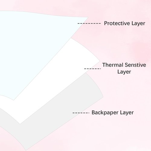 18 Rolls Mini Printer Sticker Paper, Colorful Thermal Printer Paper Set, Self Adhesive Mini Printer Thermal Sticker Compatible with Most Instant Inkless Refilling, 2.24 × 1 In (57 × 25 mm)