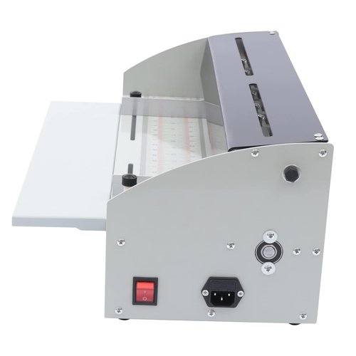 Electric Creasing Machine Paper Creaser 3-in 1 Paper Creaser Scorer Perforator Cutter for Card 110v Mechanical Steel Paper Creasing Machine Scoring Creaser Qy-h500