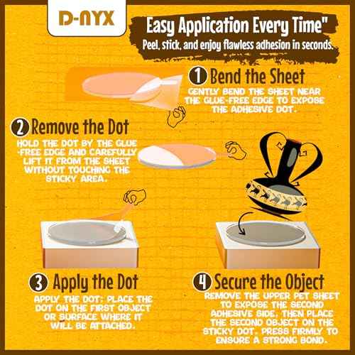 Double Sided Tape Adhesive Dots Stickers 280, 350, 450, 550 or 700 Pack Removable Putty No Trace Clear Sticky Tac Blue Sticky Tack Balloon Tassels Picture Hanging Strips (350 Sticky Dots)