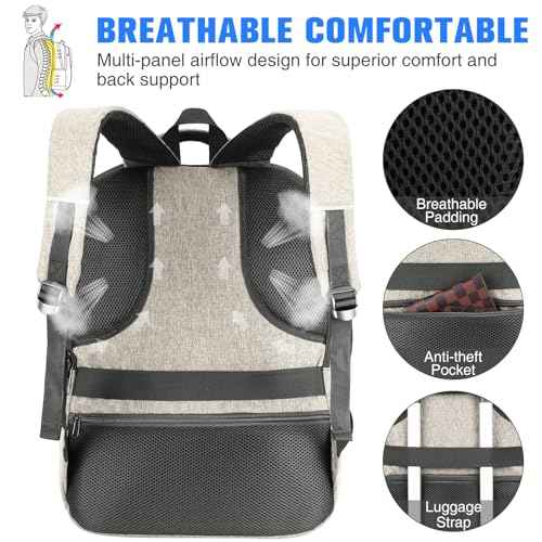 YAMTION School Backpack for Women and Teen Girls,College Bookbag Laptop Back Pack School Bag with USB Port for High School College Students Work