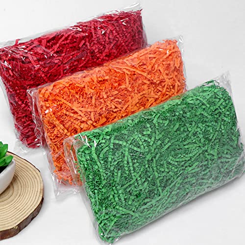Crinkle Cut Paper Shred Filler, Shredded for Gift Box, Easter Grass