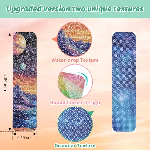TOEMUR 120 Colorful Anxiety Sensory Stickers with Textured Fidgets & Storage Box - Autism & Stress Relief