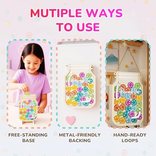 Kids Reward Jar with Stickers - Classroom Behavior Chart & Motivational System
