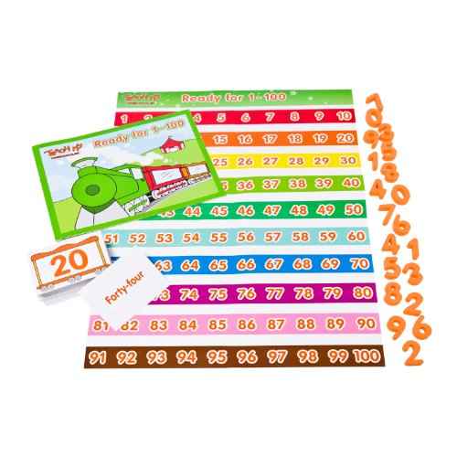 Preschooler Learning Kit: Screen-Free. Preschool Readiness. All-In-One Kit. Teach Reading, Printing, Numbers to 100, Early Math. 70+ pieces plus teaching guides and storage case. Age 3yrs+