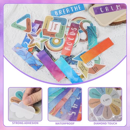 45PCS Calming Sensory Stickers for Anxiety Relief - Office & Classroom Use