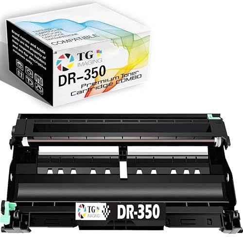 TG Imaging Compatible DR350 Drum Unit Replacement for Brother DR 350 Imaging Unit for TN350 Toner HL-2030 HL-2040N DCP-7020 MFC-7225N MFC-7420 MFC-7820D Printer (1-Pack, Drum Only)