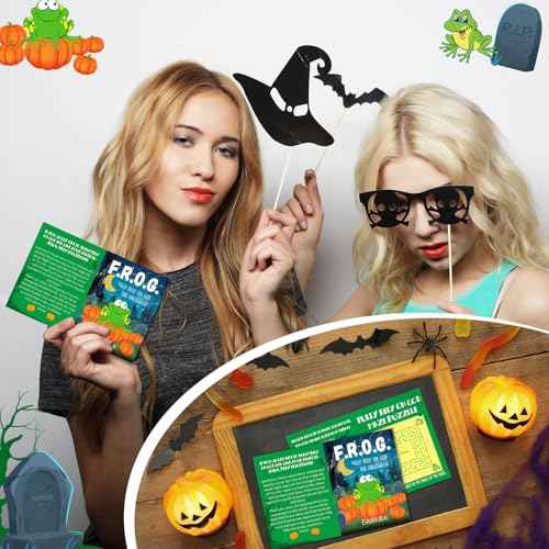 Ireer 240 Pcs Halloween Fully Rely On God Frog Bible Tracts Religious Gospel Tract Bulk Heartfelt Christian Tracts for Prayer Evangelism Church Celebrations Supplies